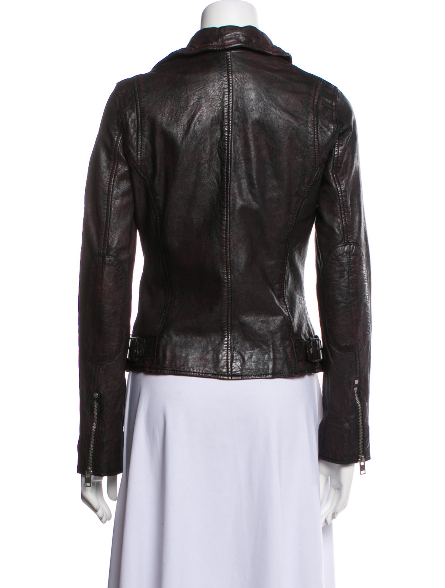 Mauritius Lamb Leather Biker Jacket
